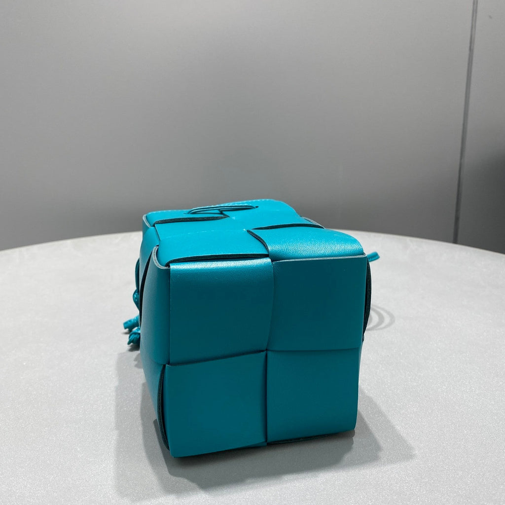 GLAMI Mini Cassette Bucket Bag Blue, For Women, Bags 5.5in/14cm