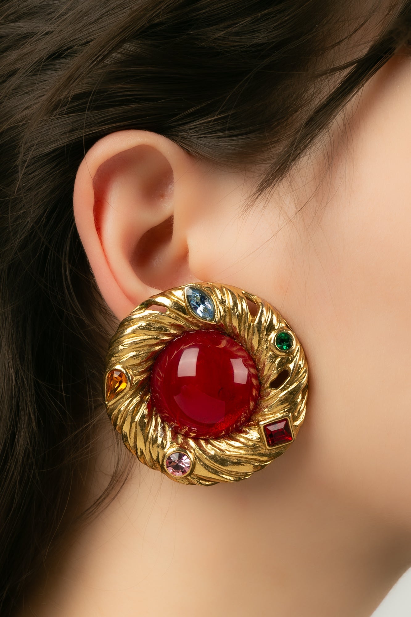 Boucles d'oreilles Yves Saint Laurent