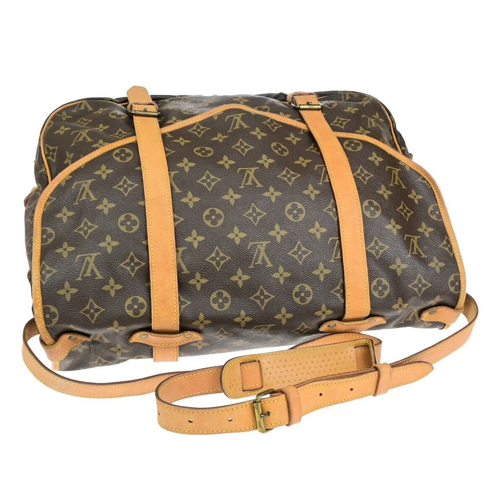 Louis Vuitton Saumur 43  Canvas Shoulder Bag