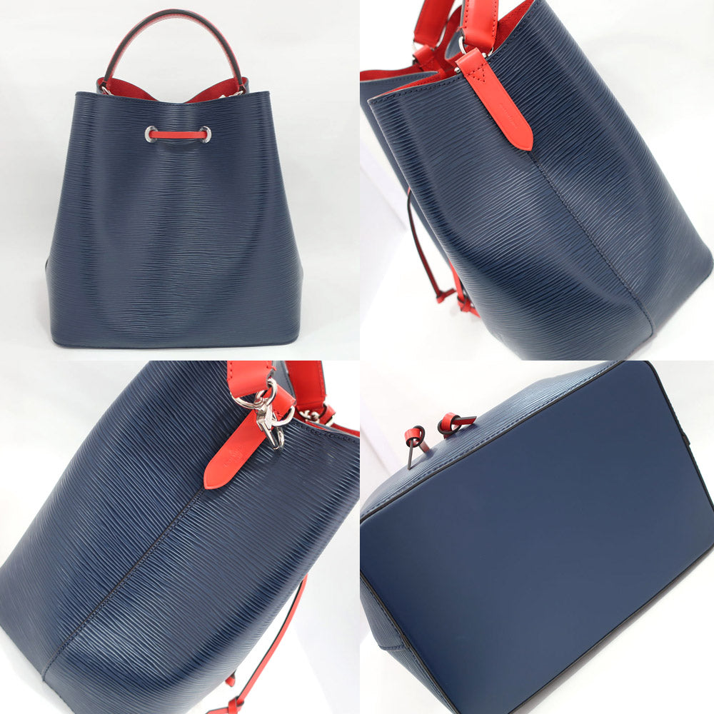 Louis Vuitton Bag Neonoe M54367/ Epi Leather Andigoblue/Red Silver G  Woman  2WAY Hand/Shoulder Console Only