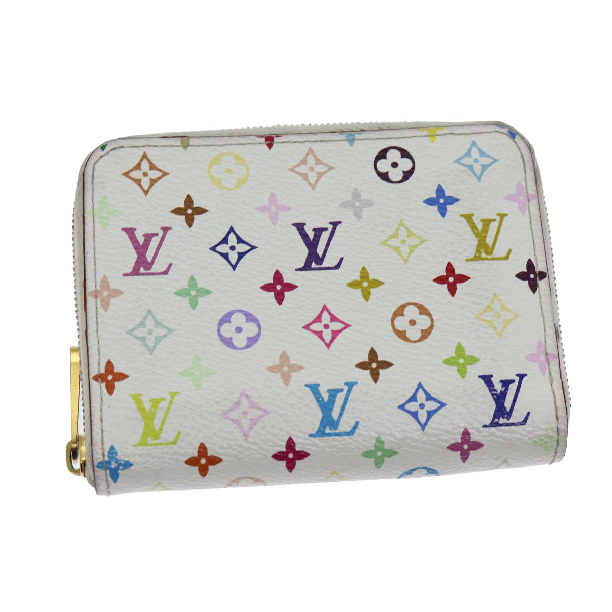 Louis Vuitton Porte Monnaie Zippy  Canvas Wallet