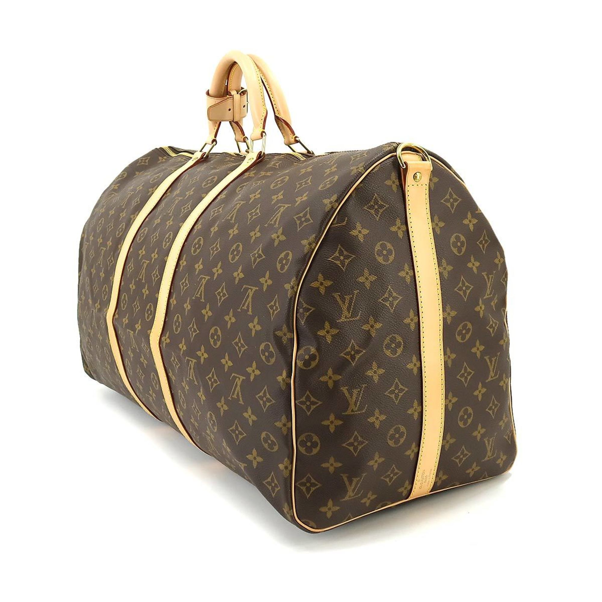 Louis Vuitton Keepall Bandoulière 60  Canvas Travel Bag ()