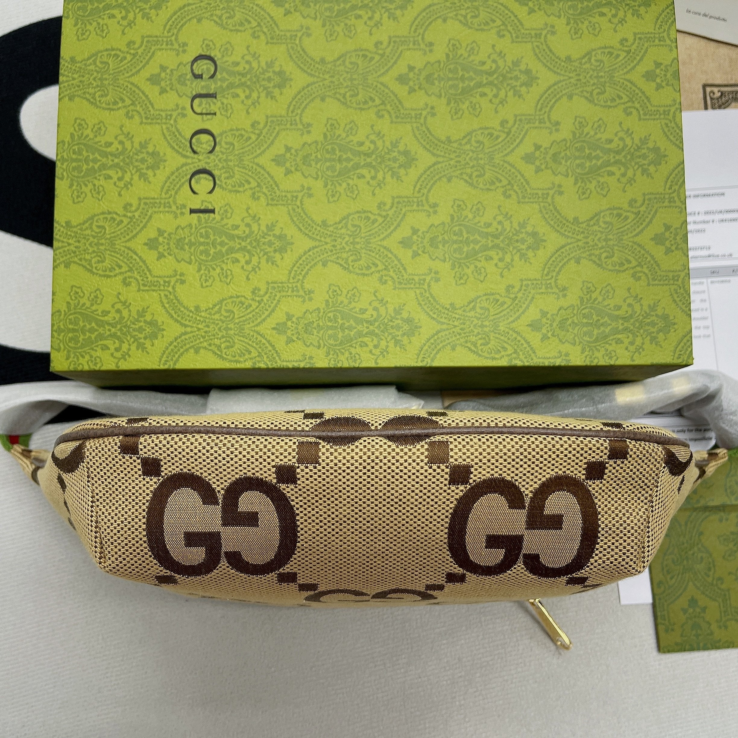 Glami Jumbo Glami Belt Bag Camel And Ebony Jumbo Glami Canvas For WomenÃ‚Â  15.3in/39cm Glami 696031 UKMGLAMI 2570