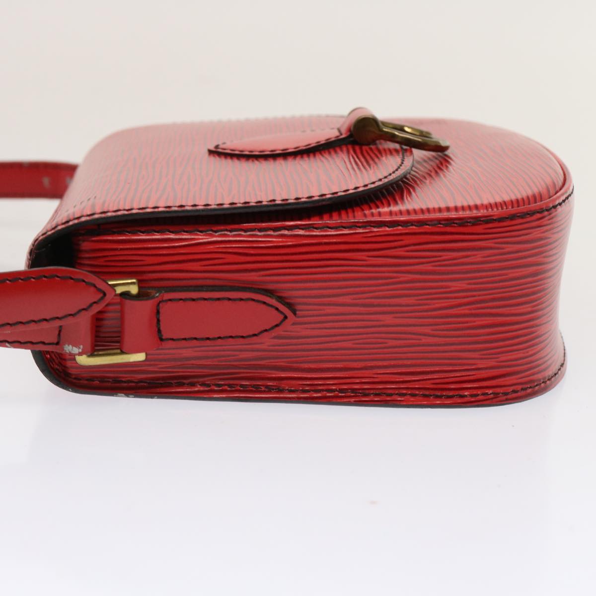 Louis Vuitton Epi Saint Cloud Pm Shoulder Bag Red