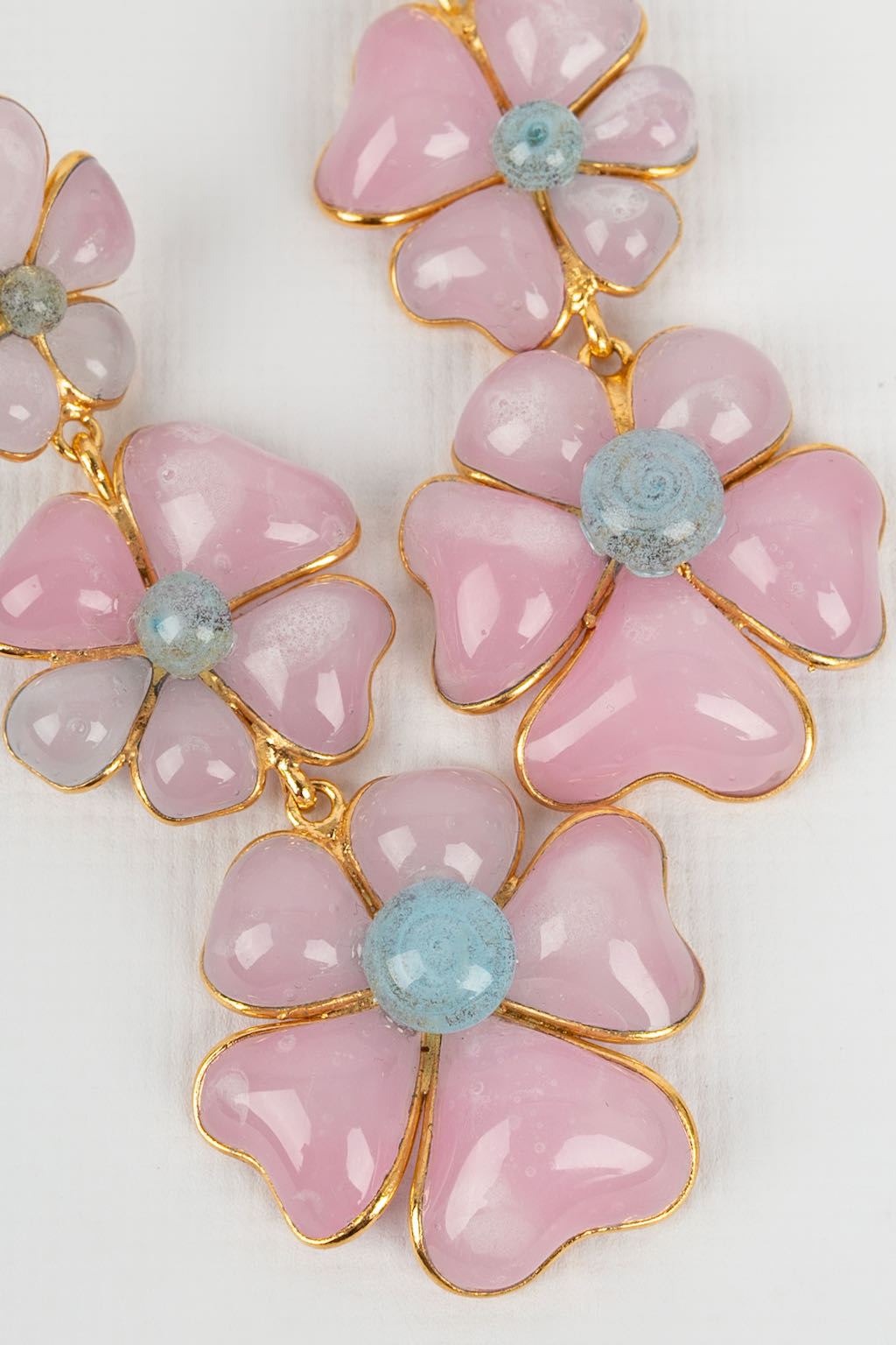Boucles d'oreilles fleurs Augustine