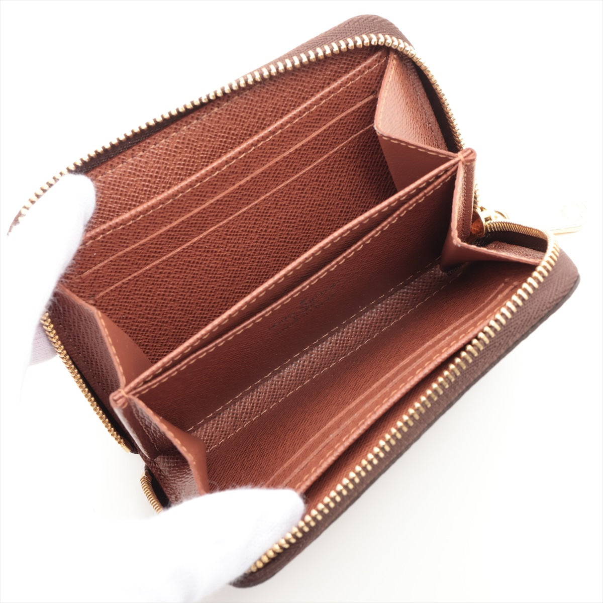 Louis Vuitton Monogram Zippy Coinpace M60067 Brown Coinpace