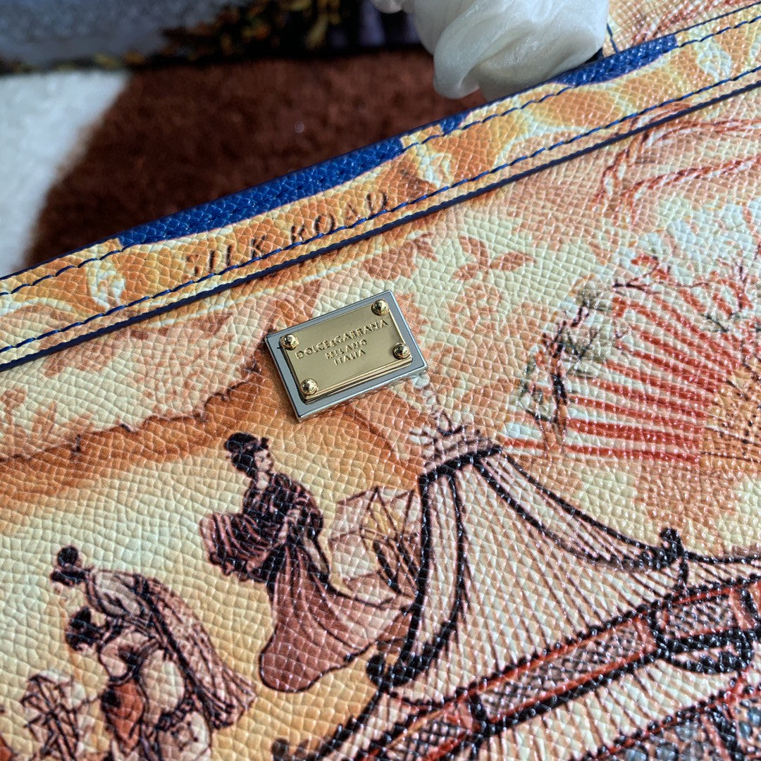 GLAMI MeGLAMIum Sicily Handbag Unique Print Motifs Muticolour For Women 10.2in/26cm GLAMI