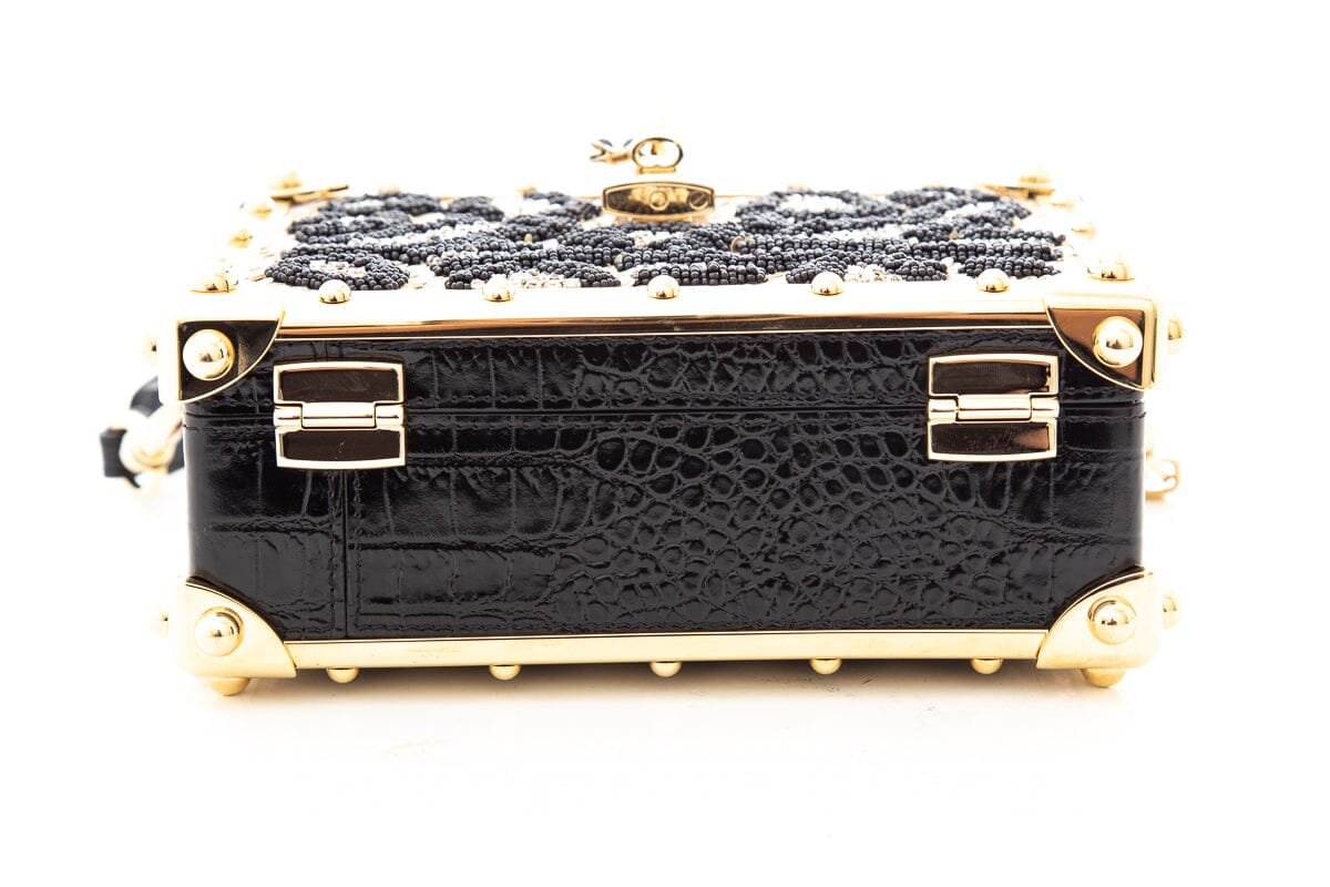 Dolce & Gabbana Black & Gold Dolce Box Handbag