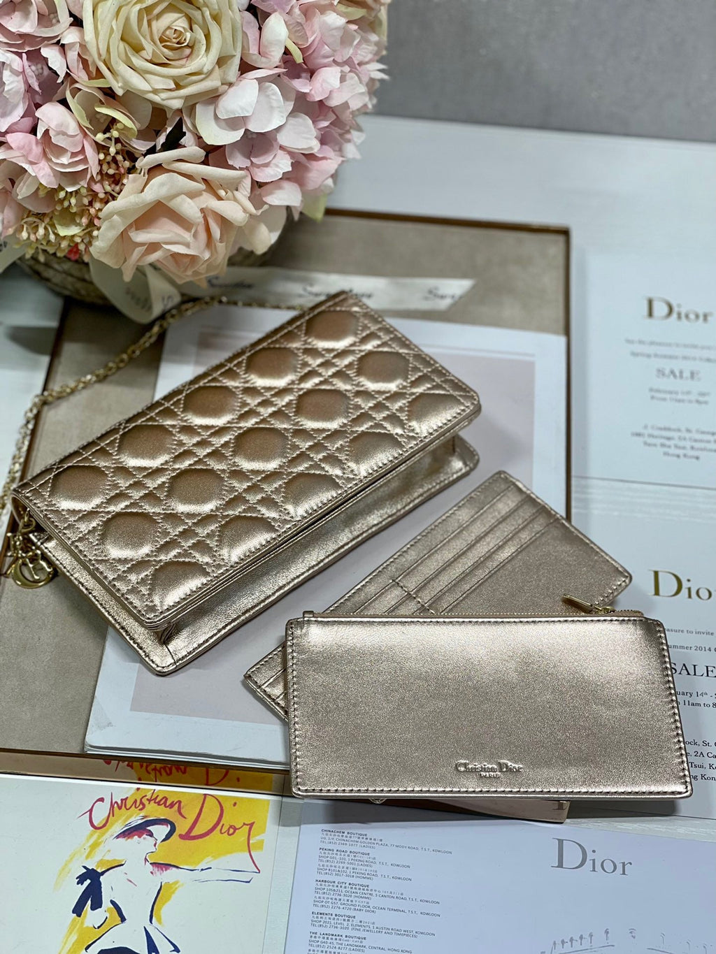 GLAMI Lady Pouch Gold, For Women, WomenÃ¢â‚¬â„¢s Handbags 8.5in/21.5cm CD
