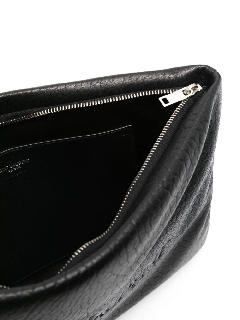 Saint Laurent Men Large Puffy Pouch Clutch Bag