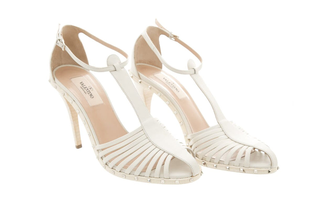 Valentino Garavani Rockstud Beige Heels SZ 38