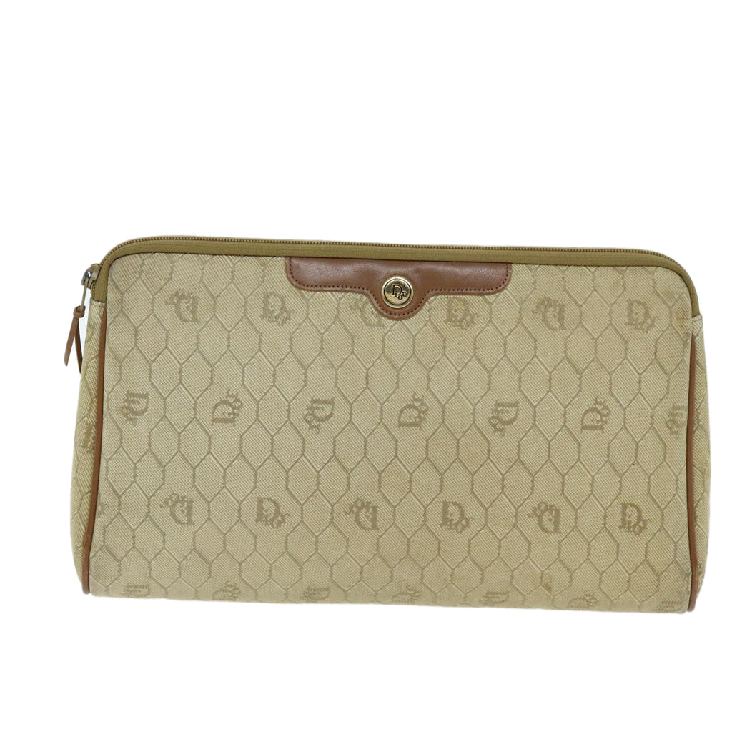 Dior Honeycomb  Canvas Clutch Bag ()