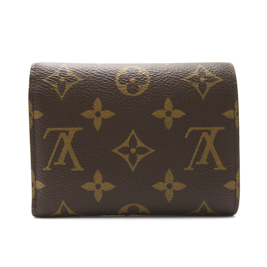 Louis Vuitton Portefolio Victoria Three Fold Wallet Three Folded Wallet Wallet PVC Coated Canvas Monogram  Brown M62472