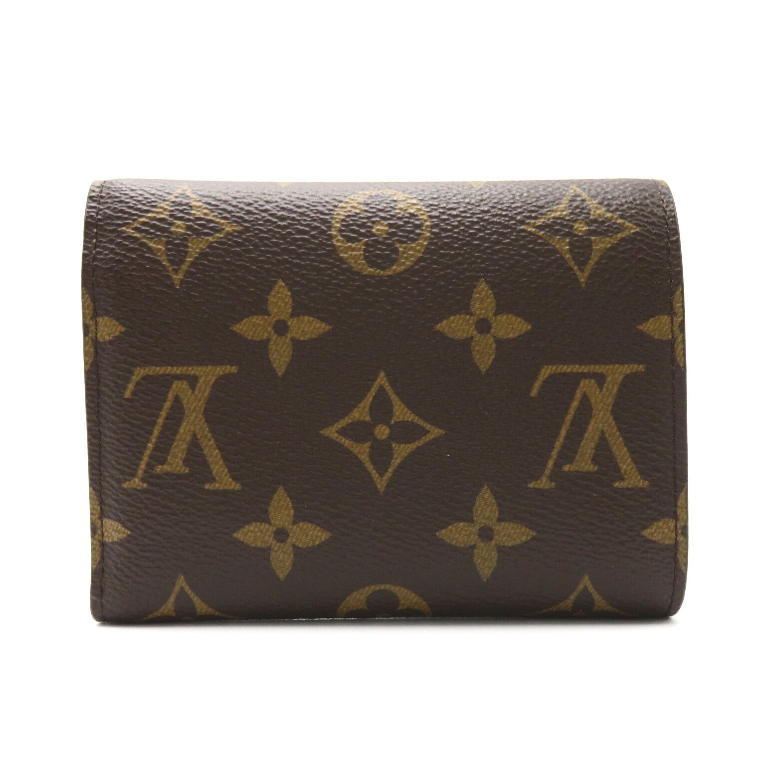Louis Vuitton Portefolio Victoria Three Fold Wallet Three Folded Wallet Wallet PVC Coated Canvas Monogram  Brown M62472