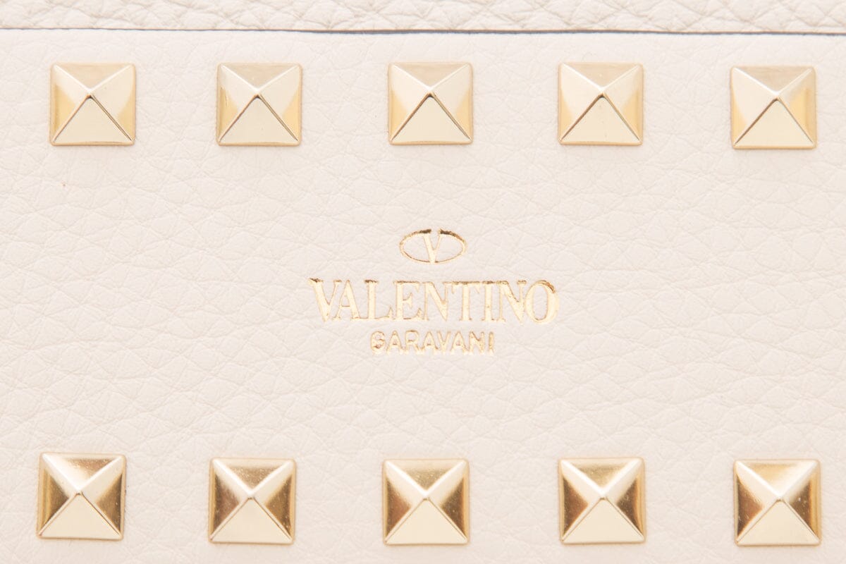 Valentino Cream Rockstud Flap Cross-Body NWT