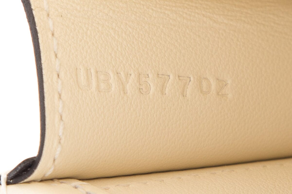 HermÃƒÆ’Ã‚Â¨s Cream Jige Elan 29CM Lizard Ombre Clutch