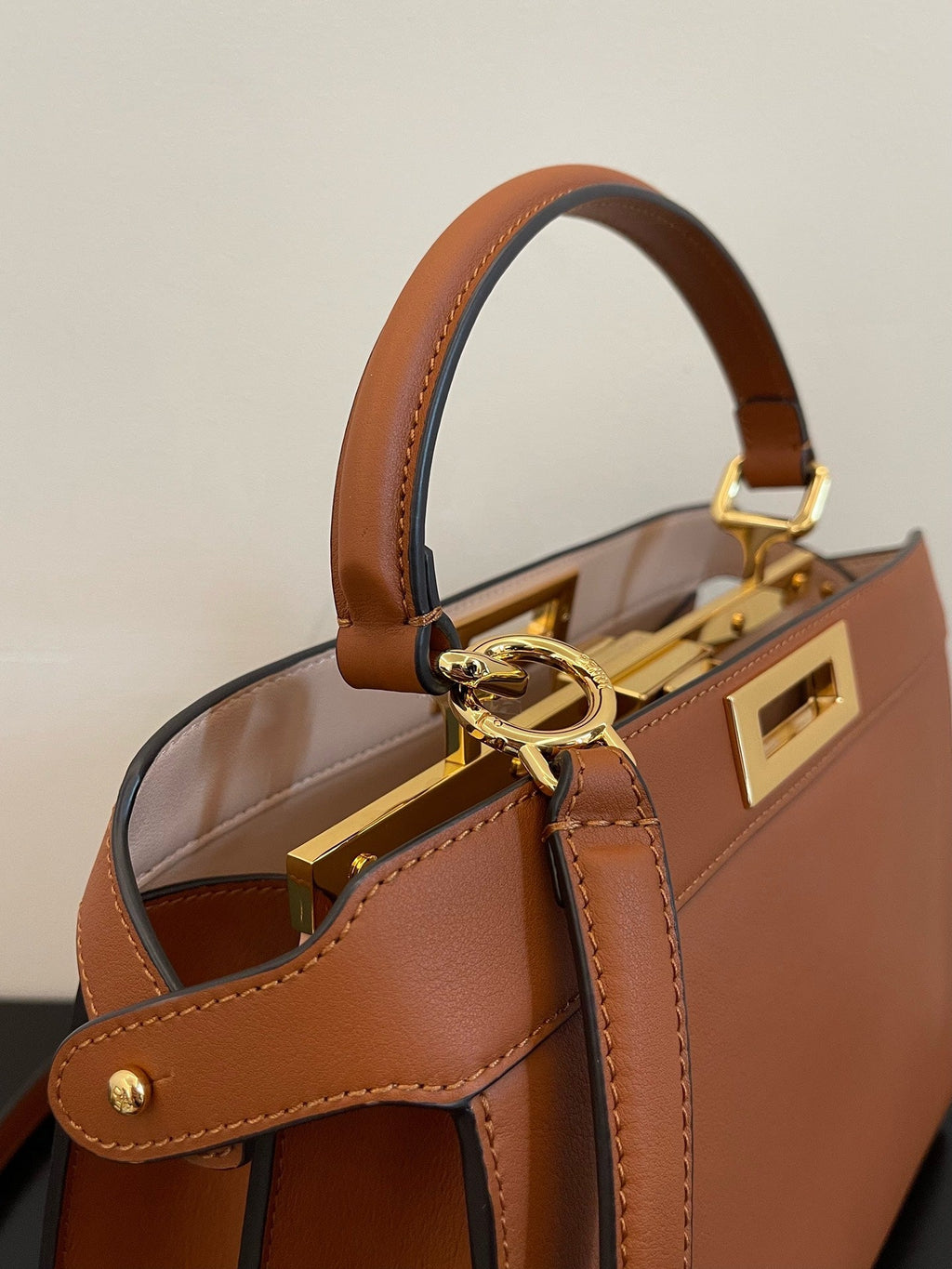 FI GlamI ISeeU Petite Brown Small Bag For Woman 20cm/8in