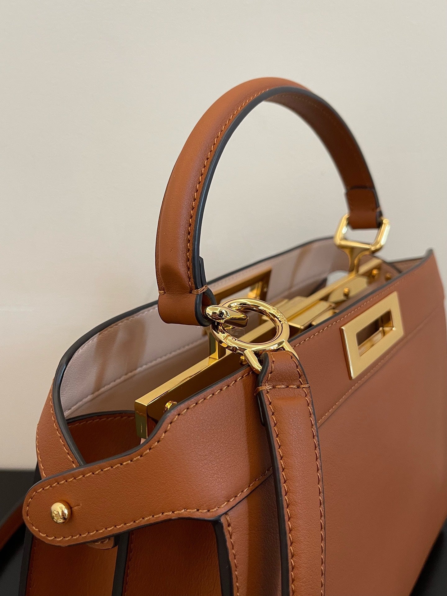 FI GlamI ISeeU Petite Brown Small Bag For Woman 20cm/8in