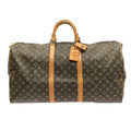 Louis Vuitton Keepall Bandoulière 60  Canvas Travel Bag ()