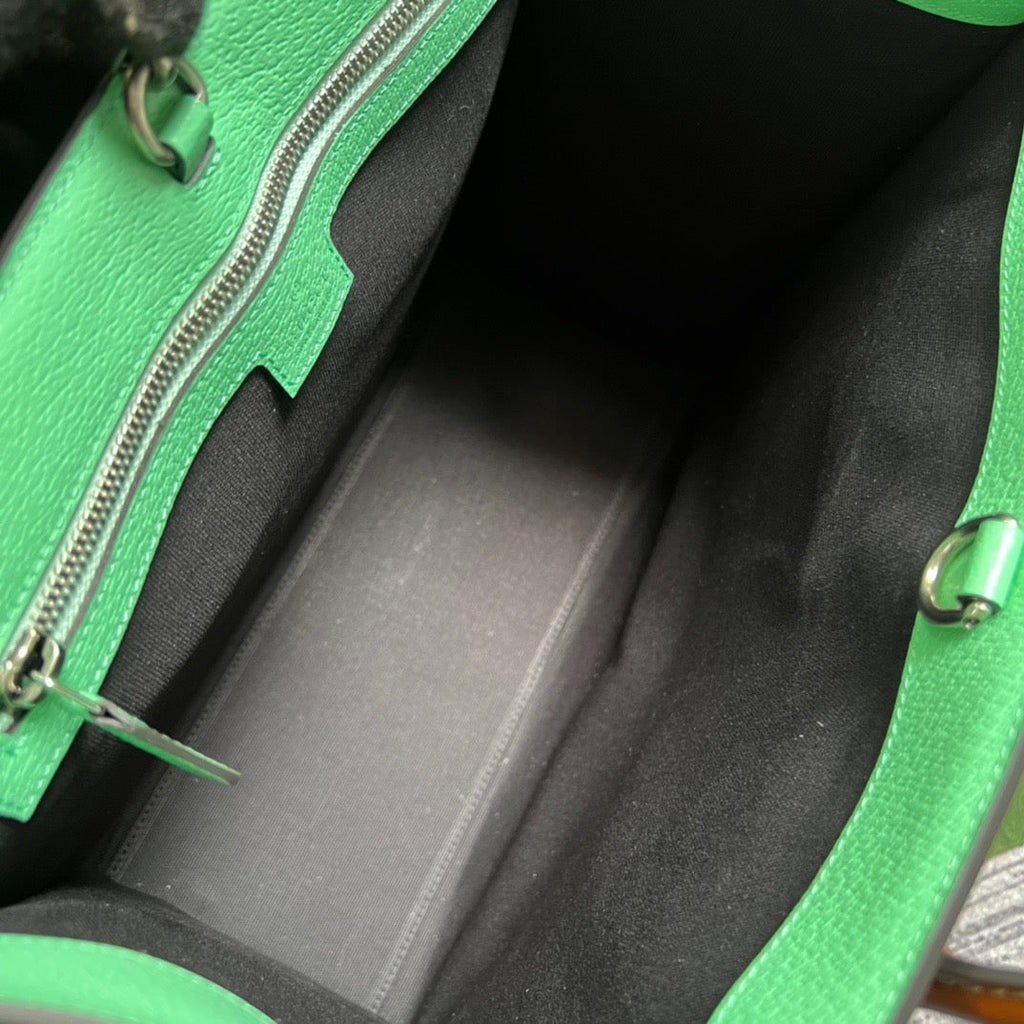gg Love Parade gg Tote Bag Green For Women, Women’s Bags 12.2in/31cm gg