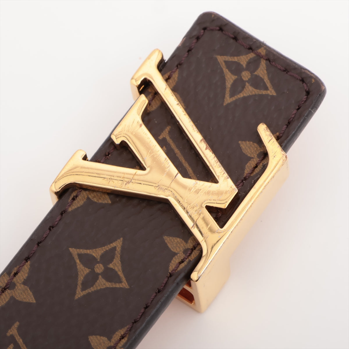Louis Vuitton M9781 Sanctuary LV Initial JJ0230 Belt 75 PVC  Leather Brown