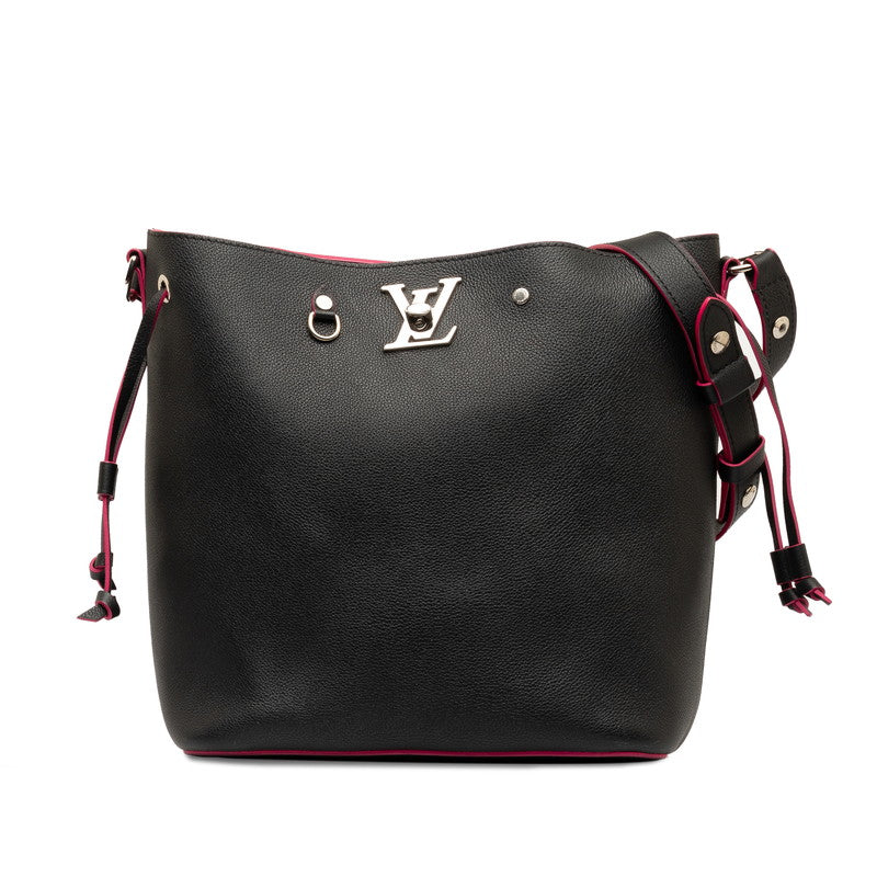 Louis Vuitton Locky Bucket Shoulder Bag M54677 Noir Black  Leather  Louis Vuitton