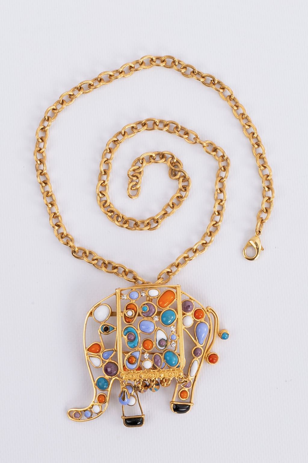 Collier ÃƒÆ’Ã‚Â©lÃƒÆ’Ã‚Â©phant Augustine