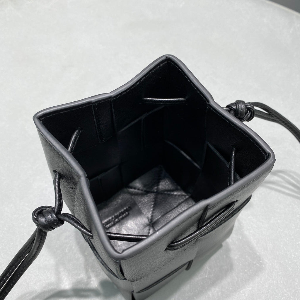 GLAMI Mini Cassette Bucket Bag Black, For Women, Bags 5.5in/14cm 680217VCQC48425