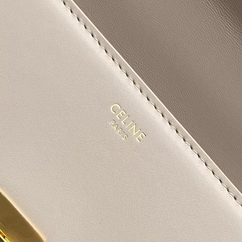 GLAMI Chain Box Triomphe Bag Beige For Women 9in/22cmÃƒâ€šÃ‚Â 