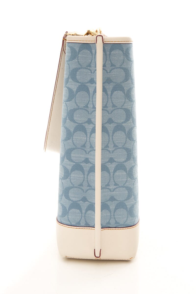 Coach Blue Mollie Bucket Bag
