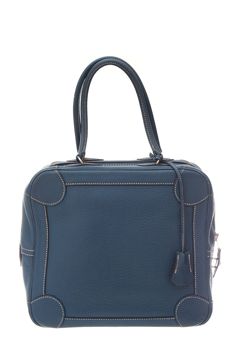 HermÃƒÆ’Ã‚Â¨s OMNIBUS PM  Blue Jean Togo Tote