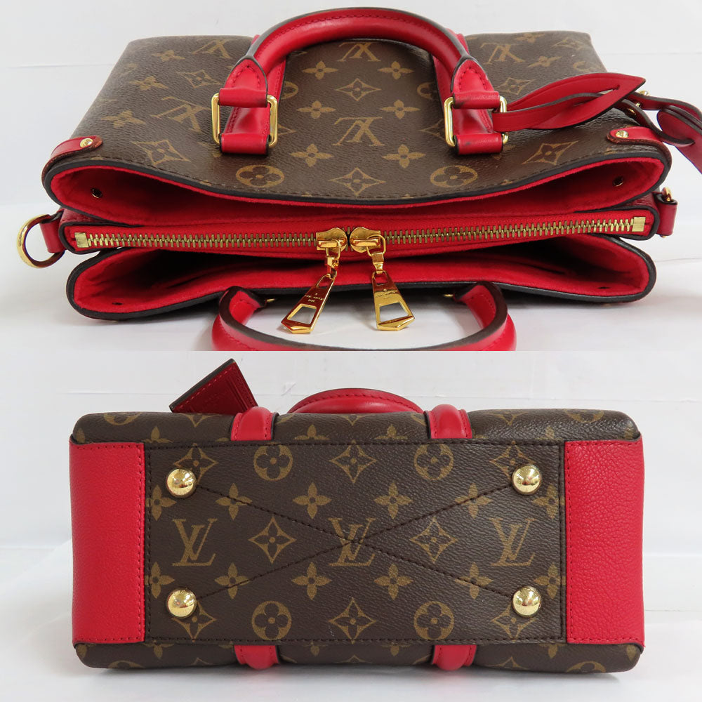 Louis Vuitton NV BB M44818 Monogram Handbag 2WAY Shoulder Bag  G Gold  Leather