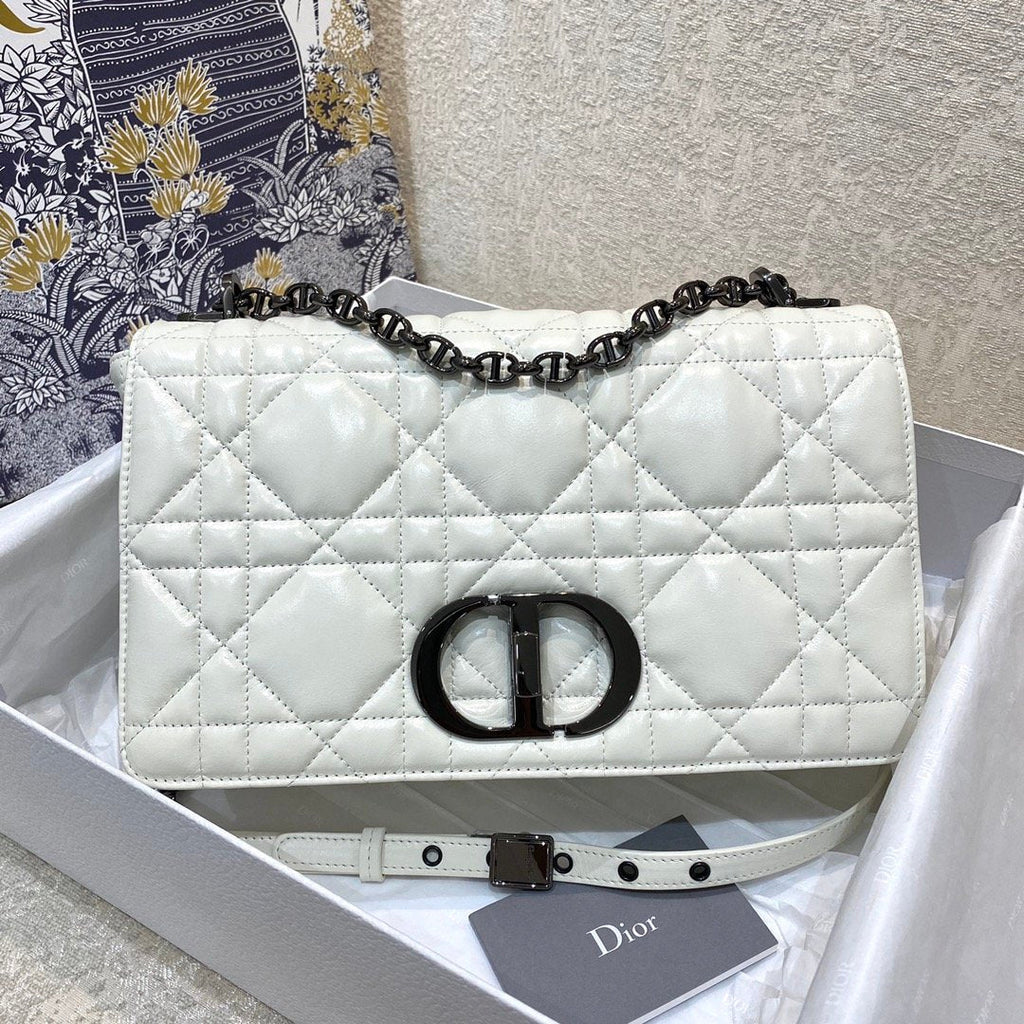 GLAMI Large Caro Bag, White, For Women WomenÃ¢â‚¬â„¢s Handbags, Crossbody Bags, 29cm CD