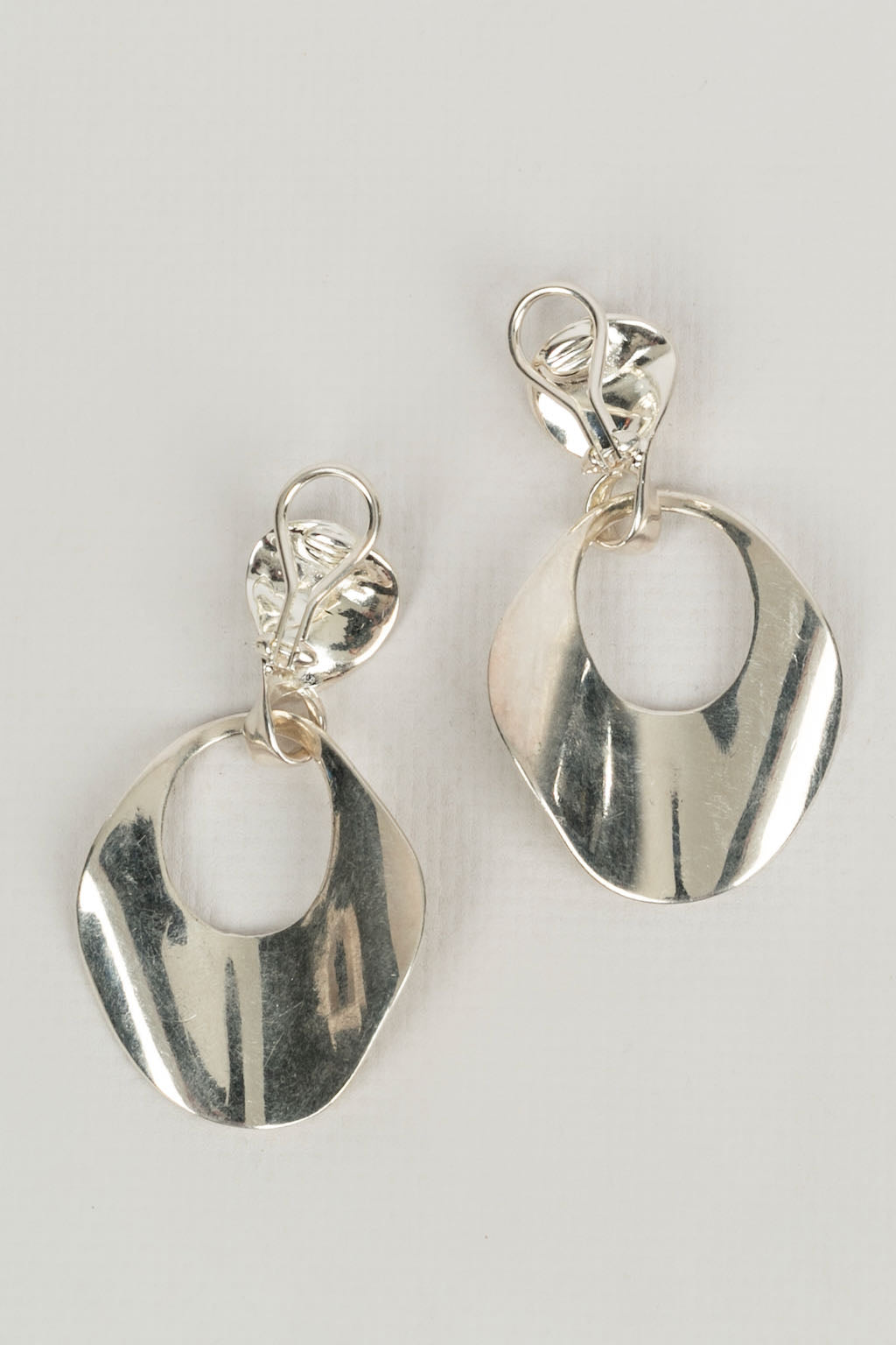 Boucles d'oreilles argentÃƒÆ’Ã‚Â©es Chanel