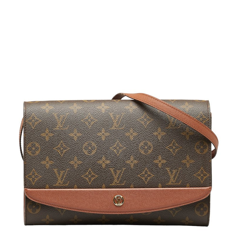 Louis Vuitton Monogram Bordeaux 24  Shoulder Bag M51798 Brown PVC Leather  Louis Vuitton