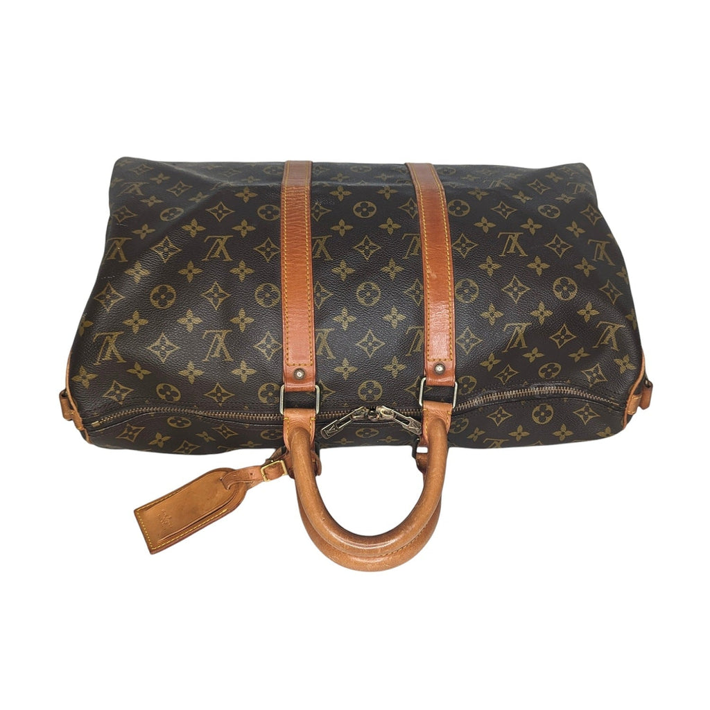 Louis Vuitton 1986 Monogram Canvas Keepall Bandouliere 45