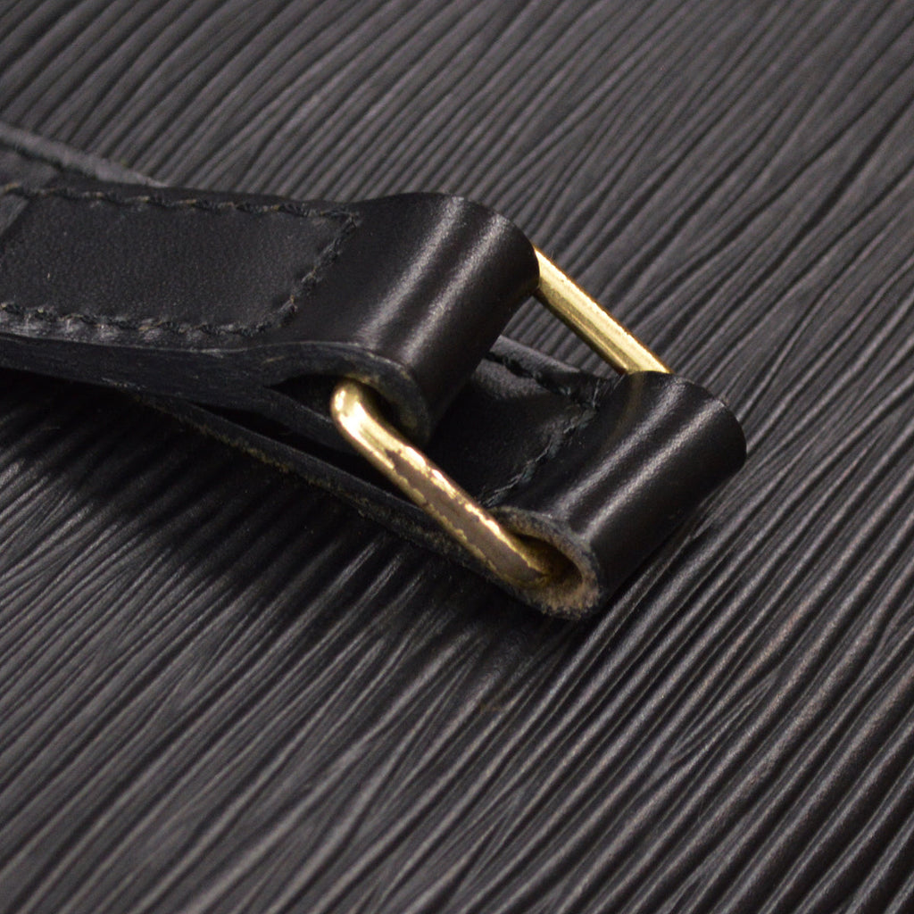 Louis Vuitton 1997 Black Epi Soufflot M52862