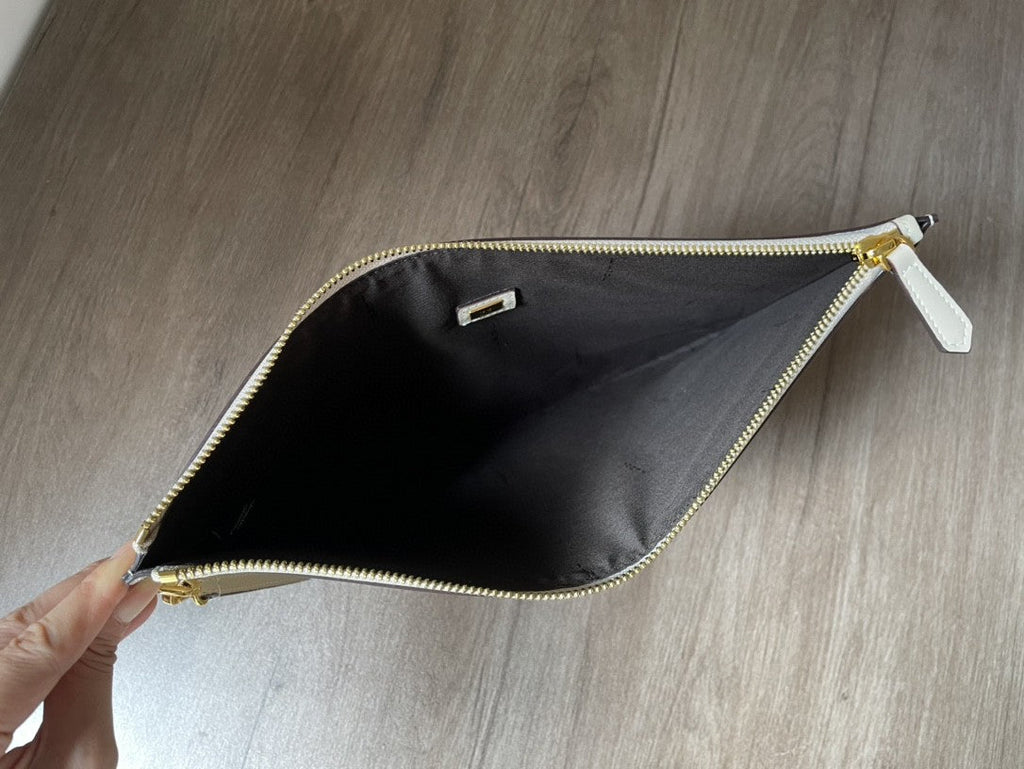 FI GlamIat Pouch White Large Pouch Bag For Woman 34cm/13in 8N0178AC9LF0K7E