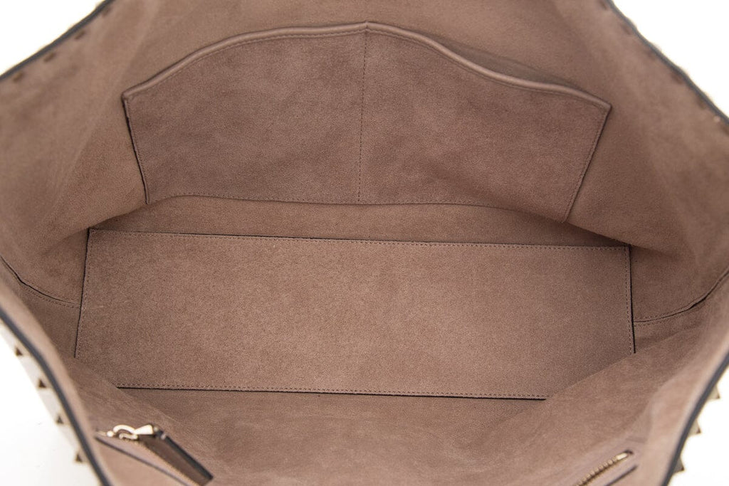 Valentino Lilac Leather Rockstud Tote