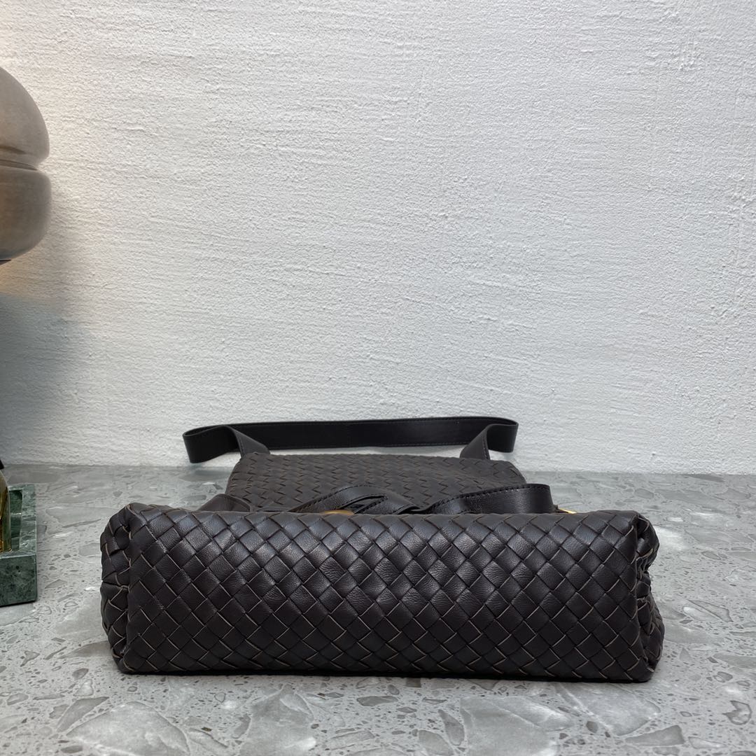 GLAMI Intrecciato Shoulder Bag Black, For Women, WomenÃƒÂ¢Ã¢â€šÂ¬Ã¢â€žÂ¢s Bags 10.2in/26cm