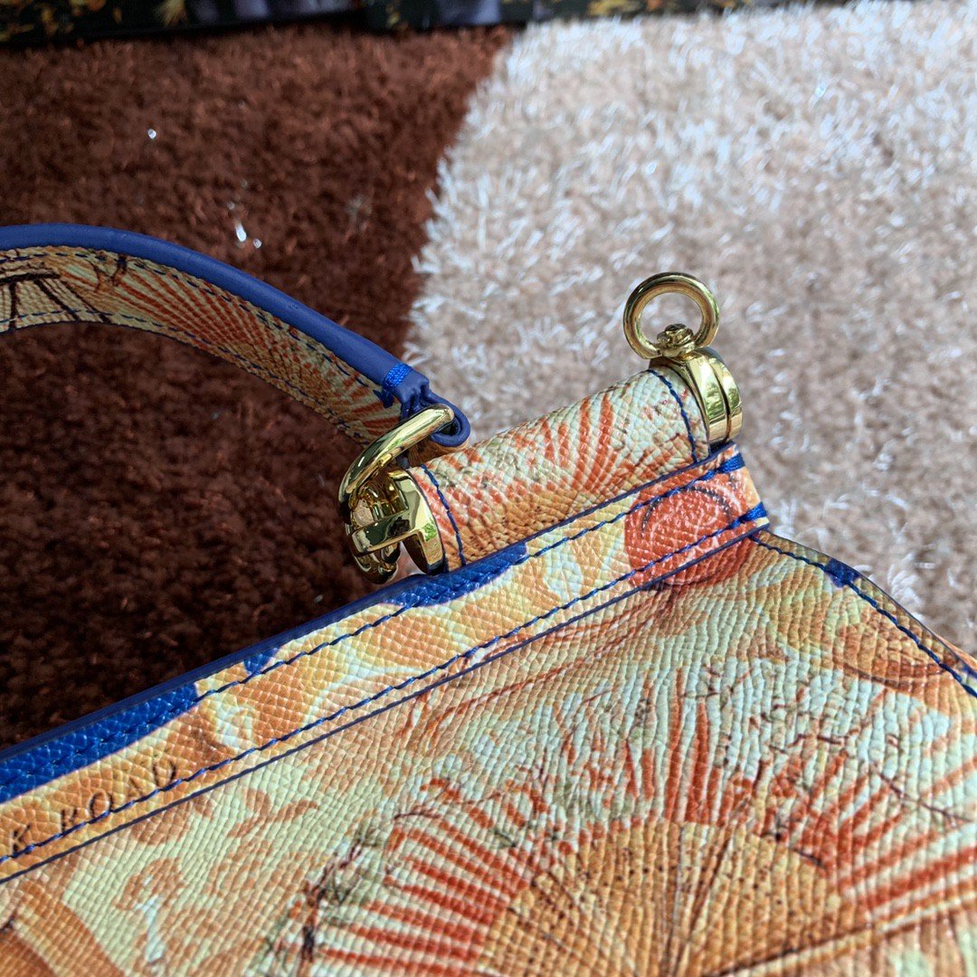 GLAMI 90s Sicily Bag With Logo Print Multicolor For Women 10.2in/26cm GLAMI