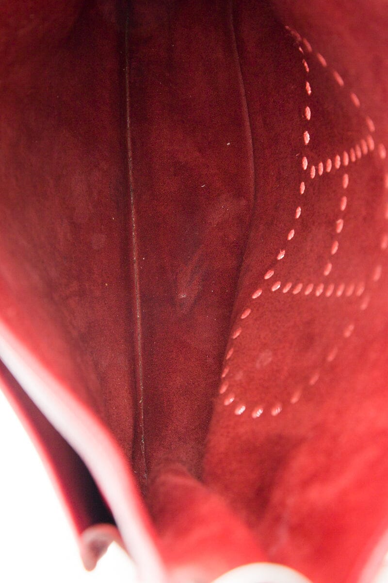 HermÃƒÆ’Ã‚Â¨s Red Evelyne Handbag GM