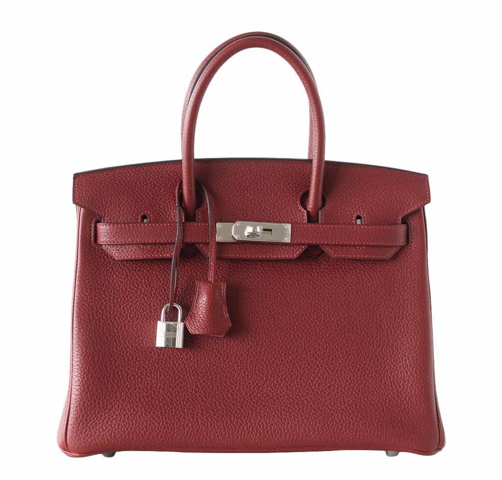 HermÃƒÆ’Ã‚Â¨s Birkin 30 Rouge H Togo Bag