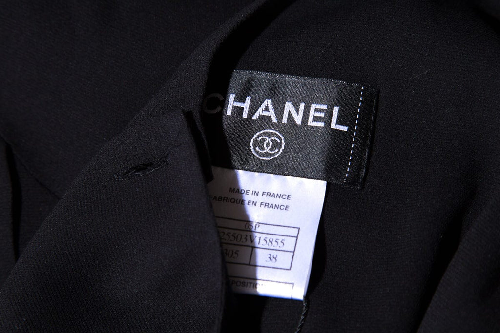 Chanel '05  Black Dress SZ 38