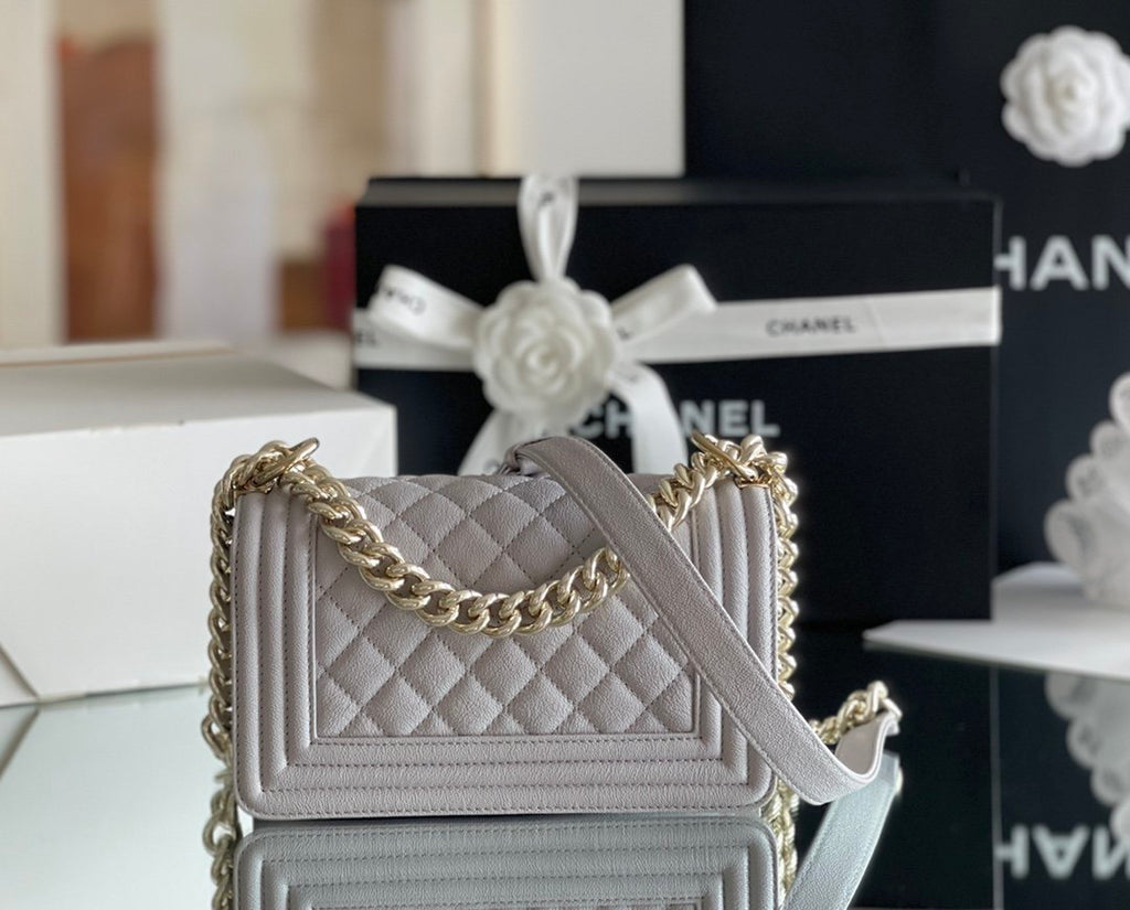 CHLMini Classic GlamIapbag White For Women 15cm/5.9 in