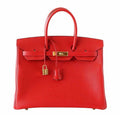 HermÃƒÆ’Ã‚Â¨s Birkin 35 Rouge Casaque Epsom Bag GHW