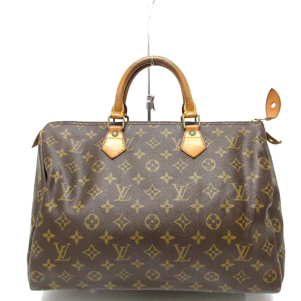 Louis Vuitton Speedy 35  Canvas Handbag ()