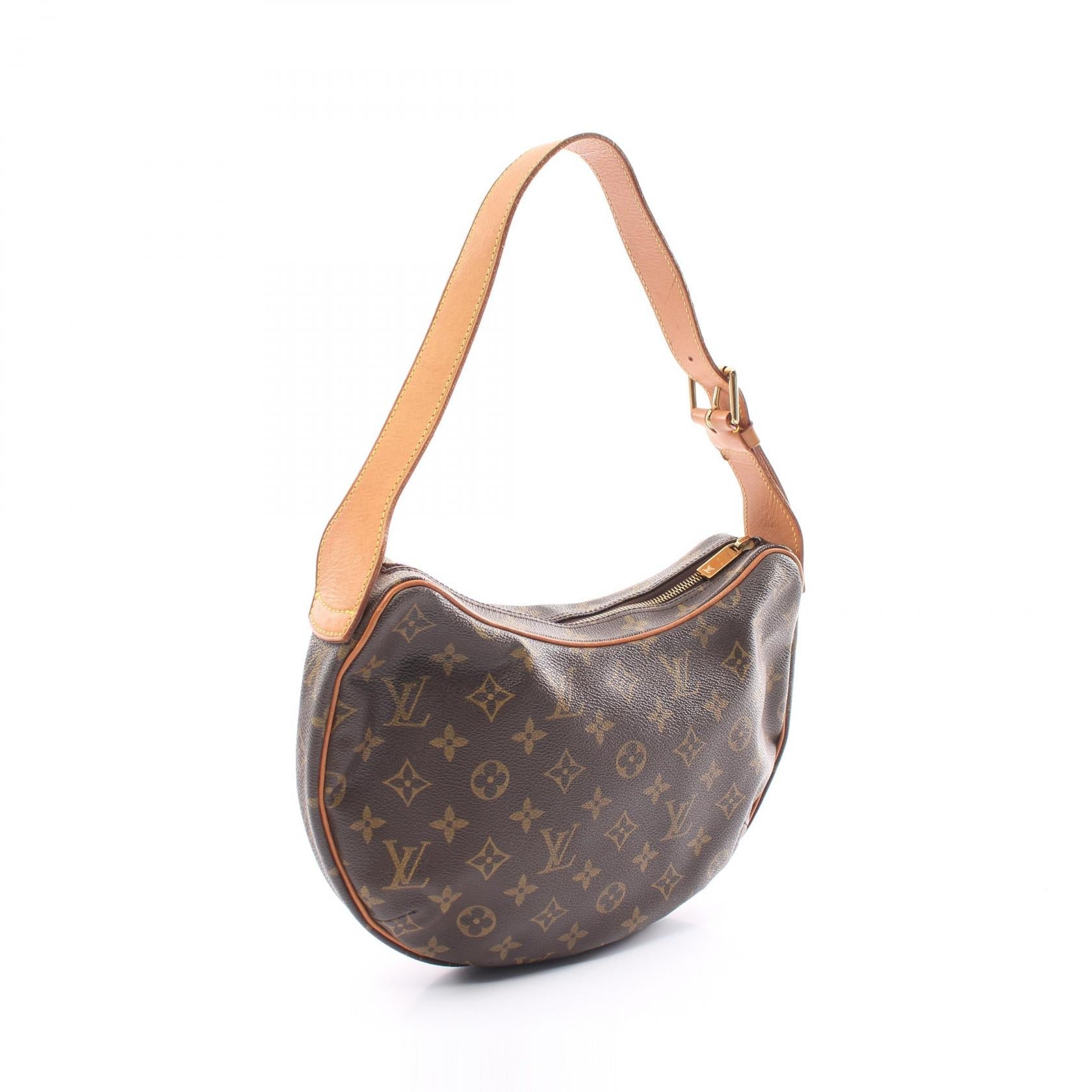 Louis Vuitton Croissant MM Canvas Shoulder Bag