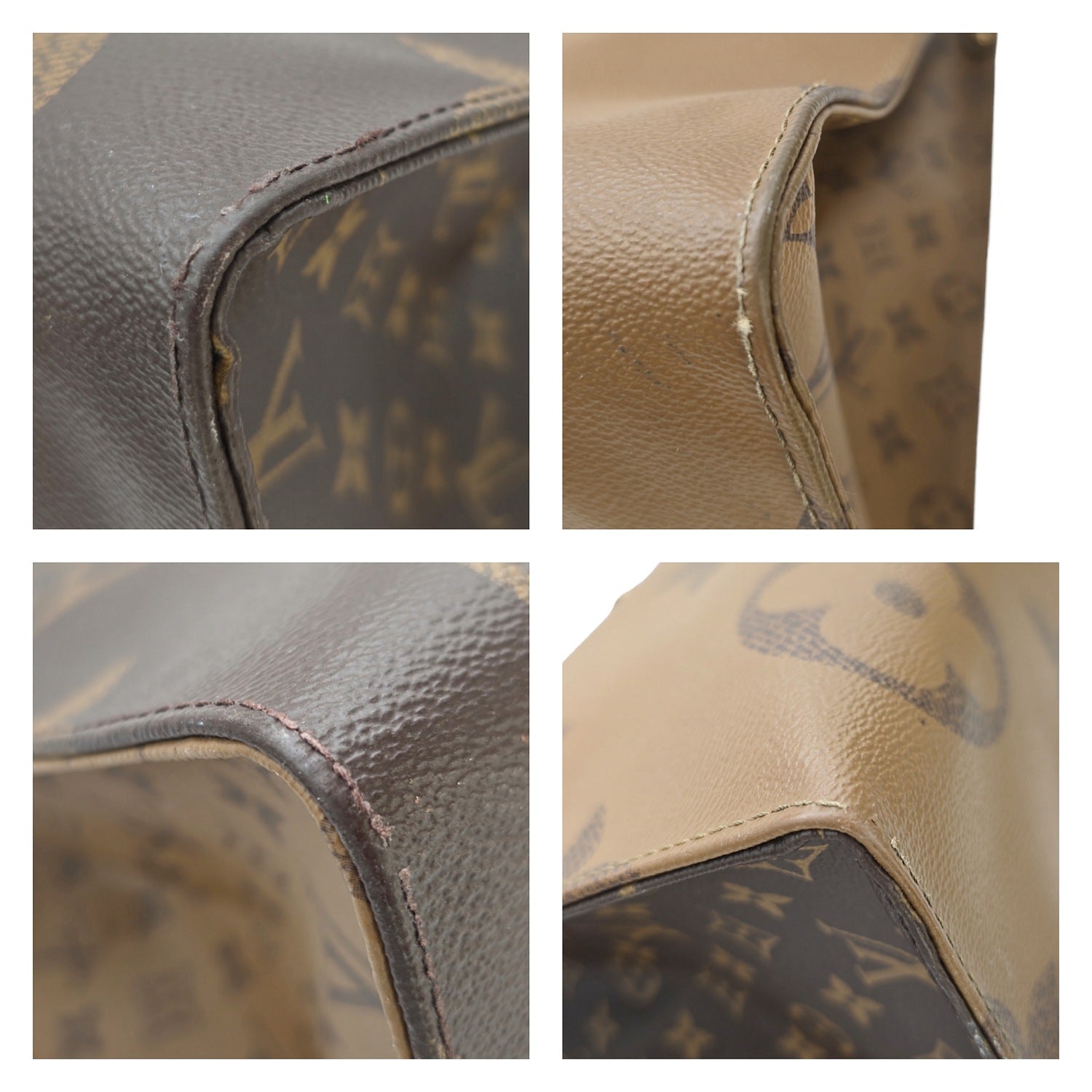 Louis Vuitton Monogram Giant Reverse Canvas Onthego GM Tote
