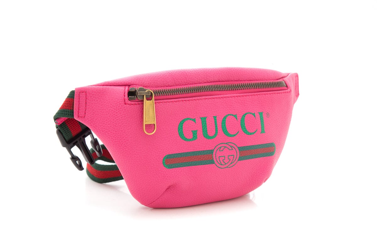 Gucci Pink Bum Bag Logo Belt Bag
